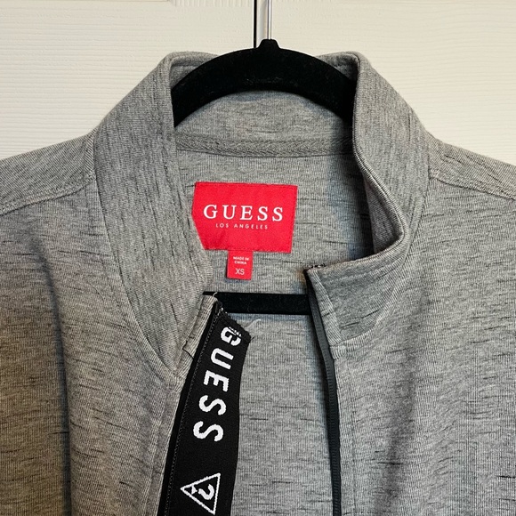Guess Track Suit Jacket (Gray,Used, Small) - Picture 3 of 5